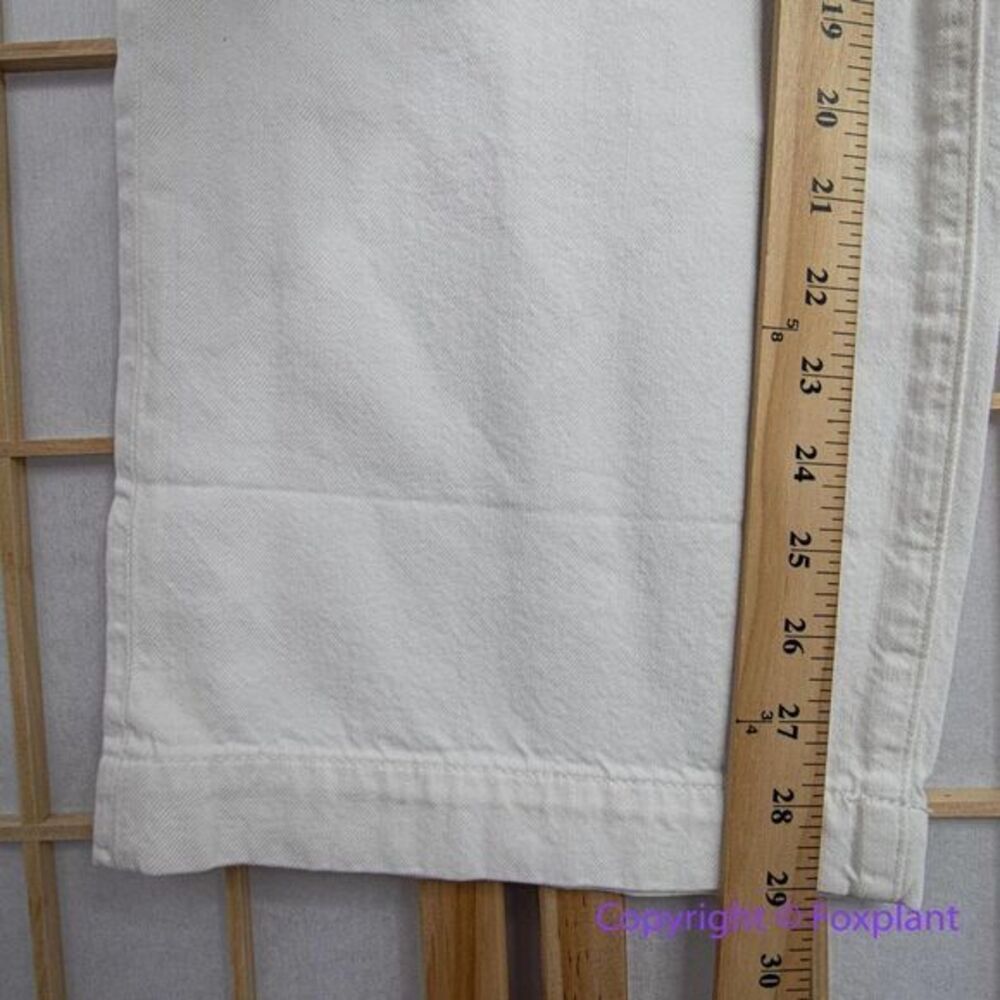 NEW Madewell The Harlow Wide-Leg Jean in Tile White, 23 - Picture 7 of 15